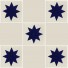 Ceramic Frost Proof Tiles Star
